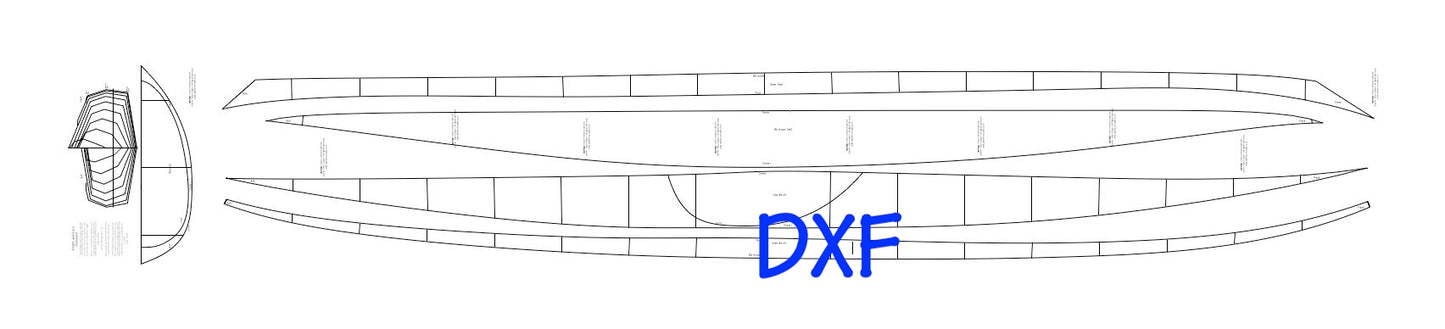 S&G Guillemot Kayak Plans - PDF & DXF Boat Plans