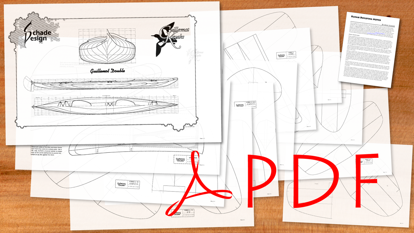 Guillemot Double Kayak Plans - PDF Plans