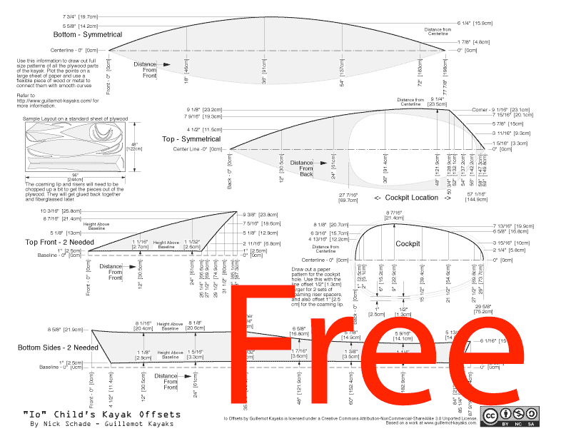 "Io" Childs Kayak Plans - Free Boat Plans