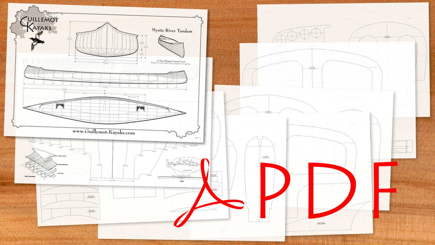 Mystic River Tandem Canoe Plans - PDF Boat Plans