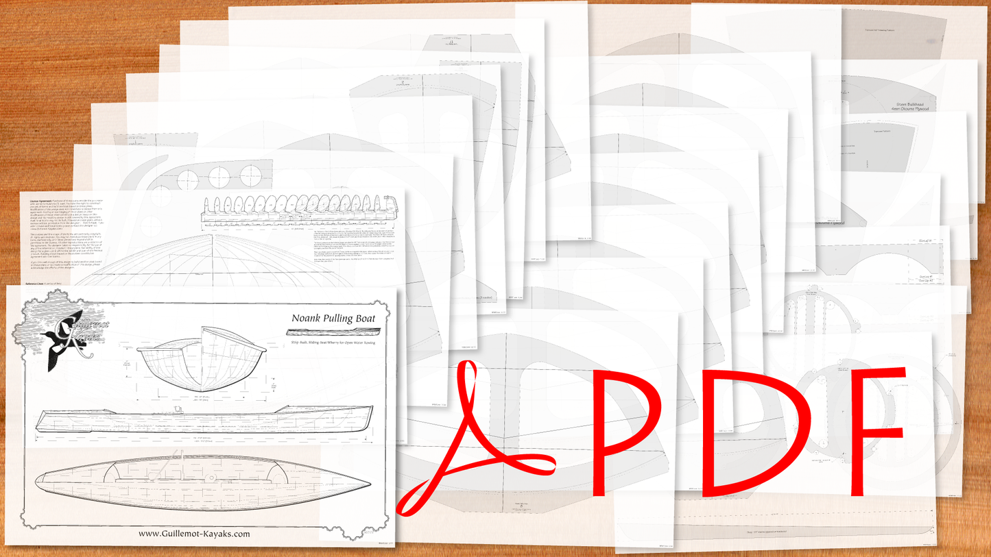 Noank Sliding Seat Rowing Boat Plans - PDF Boat Plans