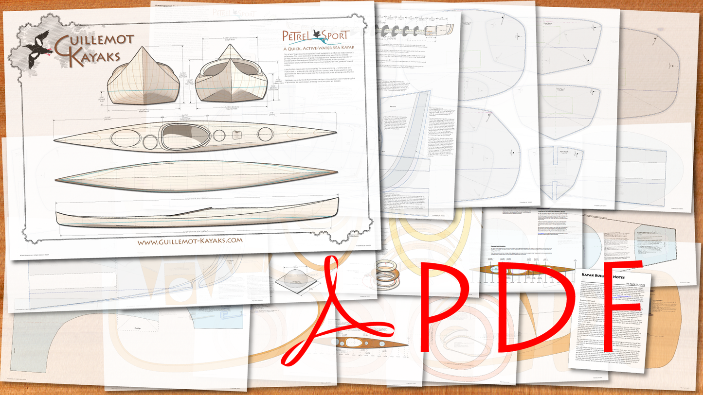 Petrel Sport Sea Kayak Plans - PDF Plans