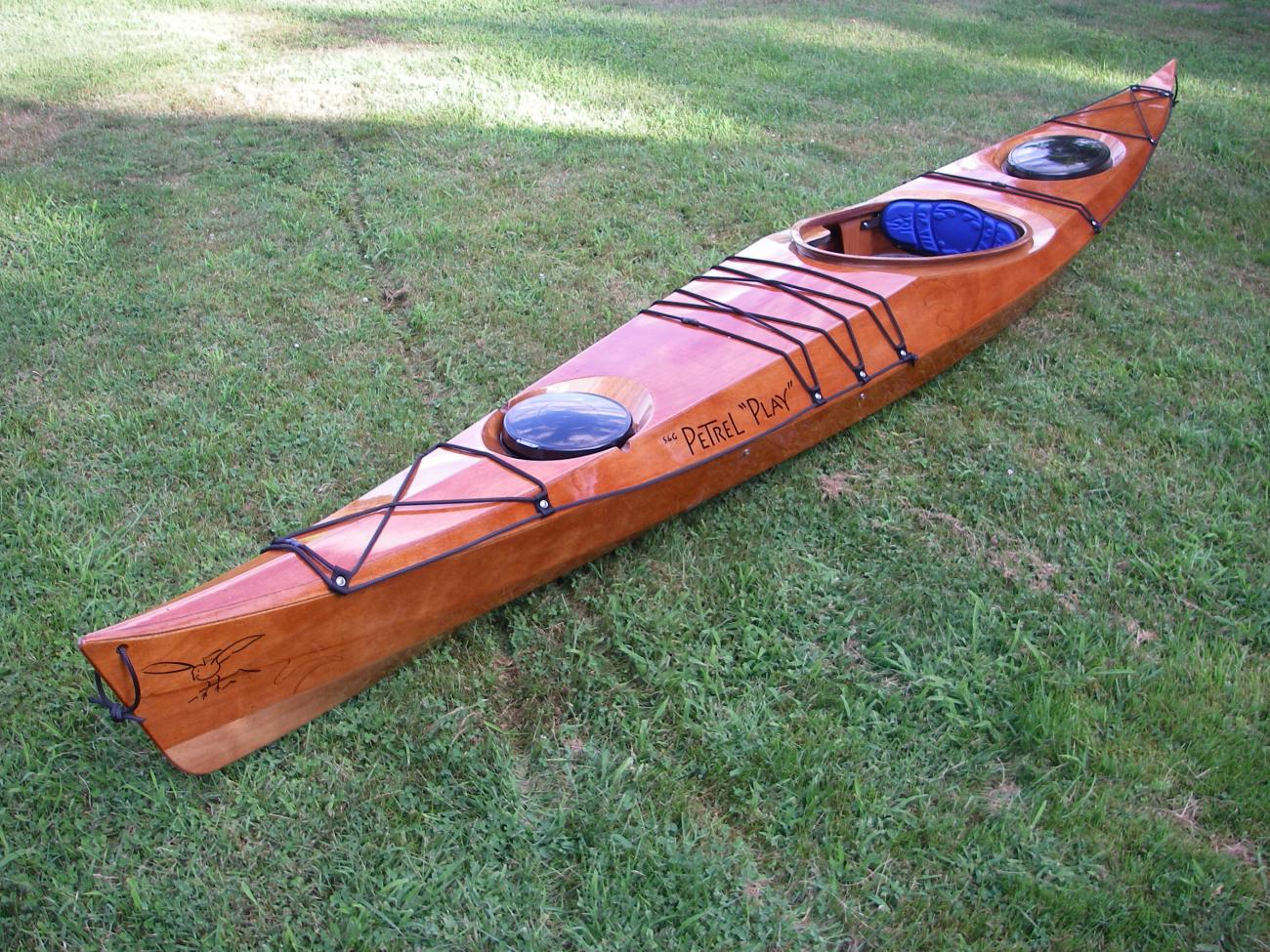 Petrel "Play" SG - Stitch and Glue Compact Sea Kayak - Downloadable Boat Plans and CNC files