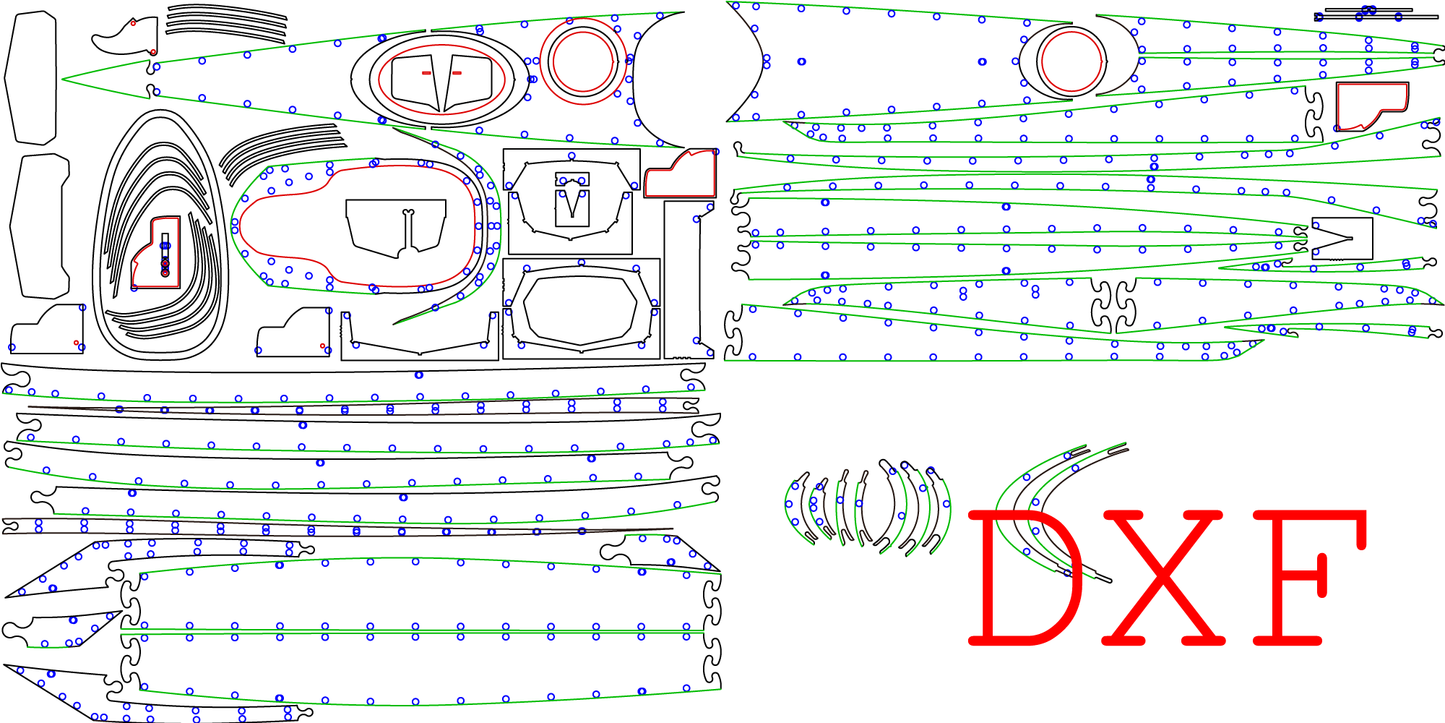 Petrel SG - Stitch and Glue Performance Sea Kayak - Downloadable Boat Plans and CNC files