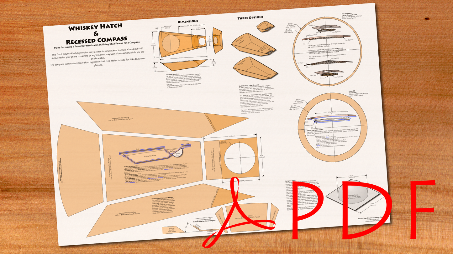 Whiskey Hatch and Recessed Compass Plans