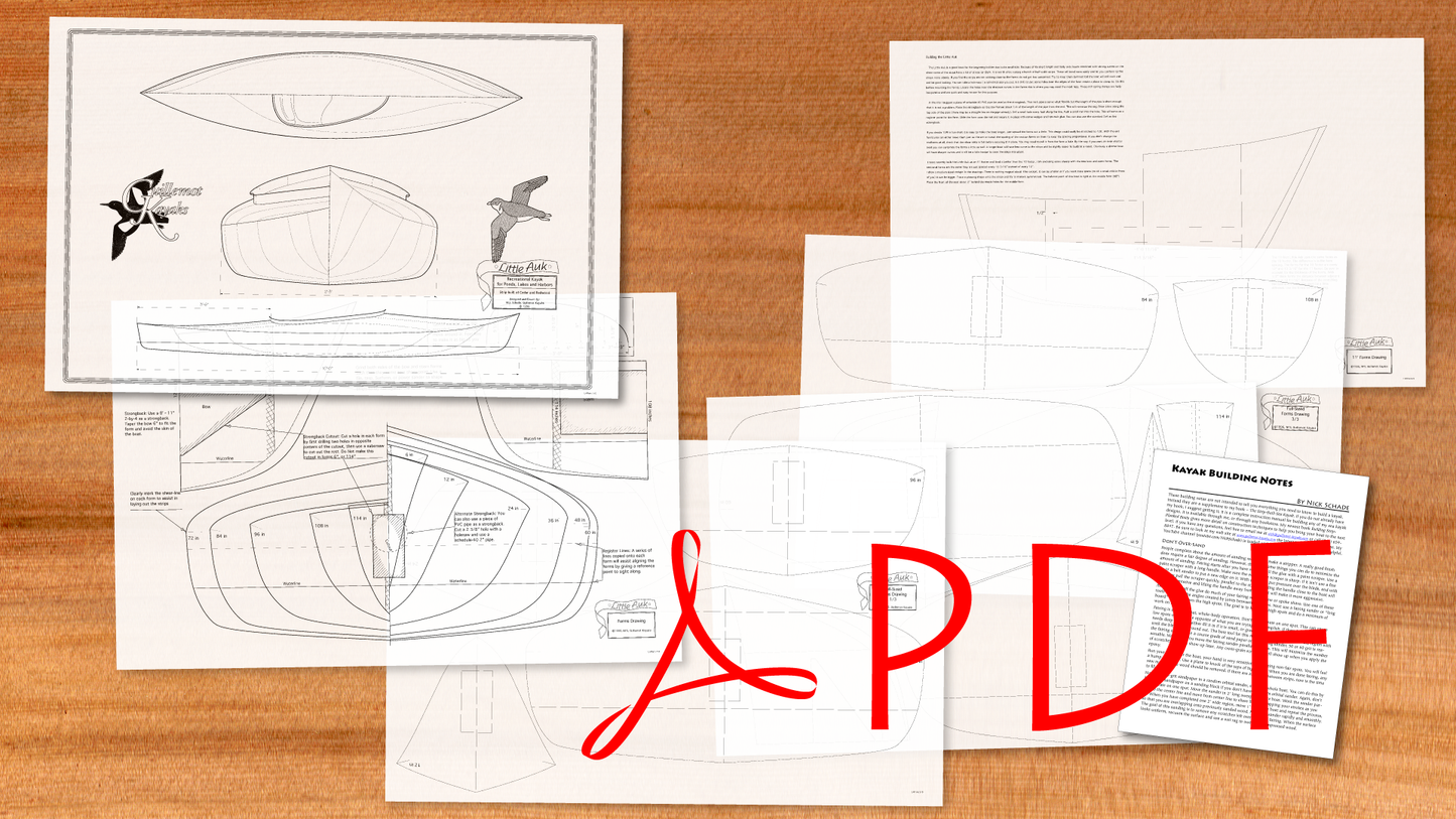 Little Auk Recreational Kayak Plans - PDF
