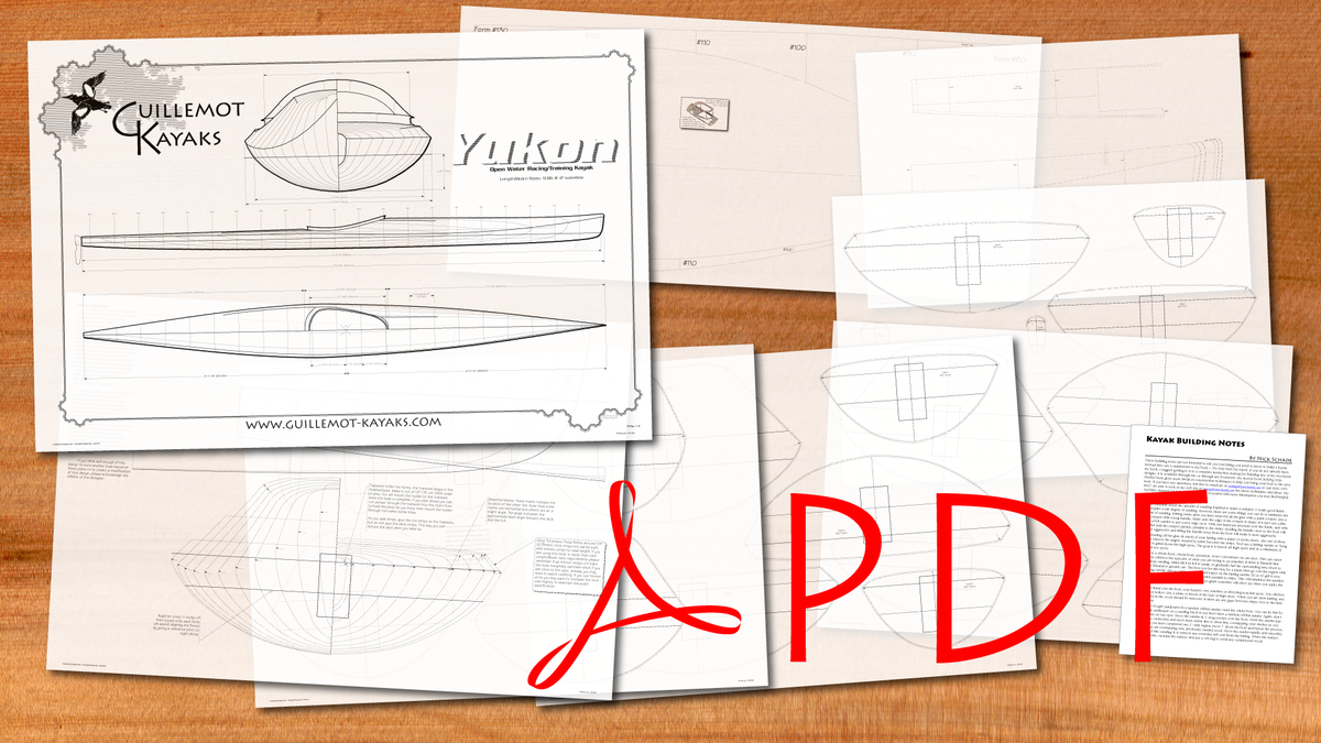 Yukon Cedar Strip Racing Sea Kayak - PDF Boat Plans – Guillemot Kayaks