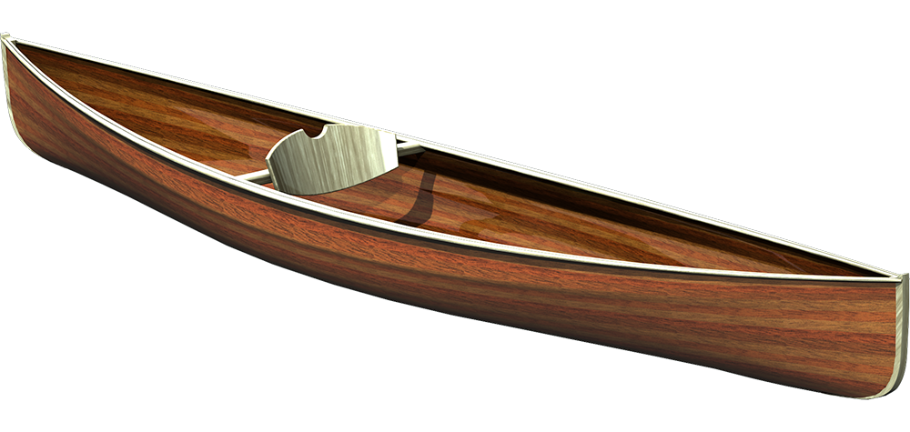 12 Foot Nymph Double-Paddle Pack Canoe Plans - PDF