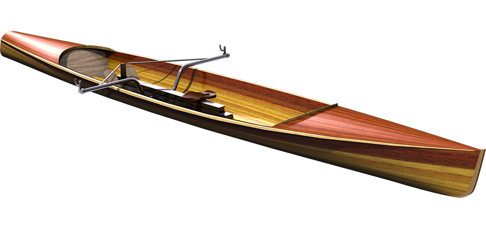 Noank Sliding Seat Rowing Boat Plans - PDF